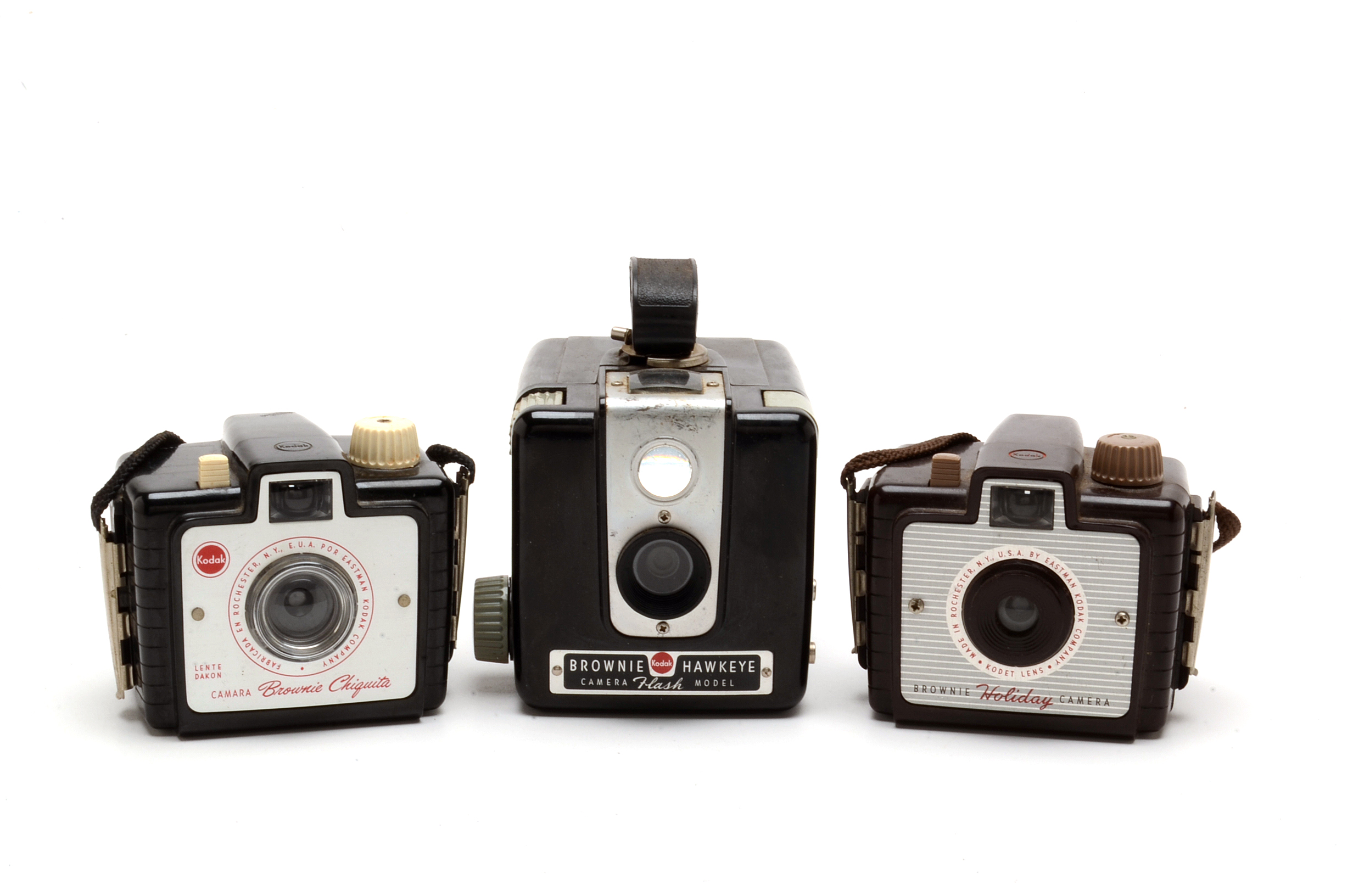 Assorted Kodak Brownie Hawkeye Cameras