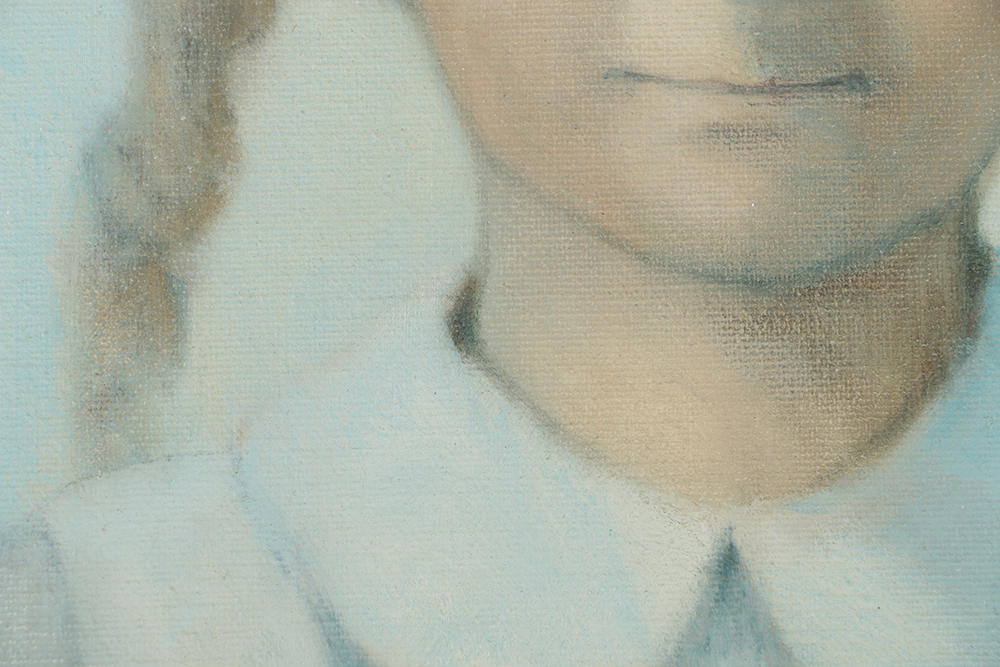 Pat Zenda Oil Painting on Canvas Portrait of Girl