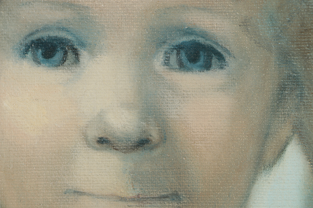 Pat Zenda Oil Painting on Canvas Portrait of Girl