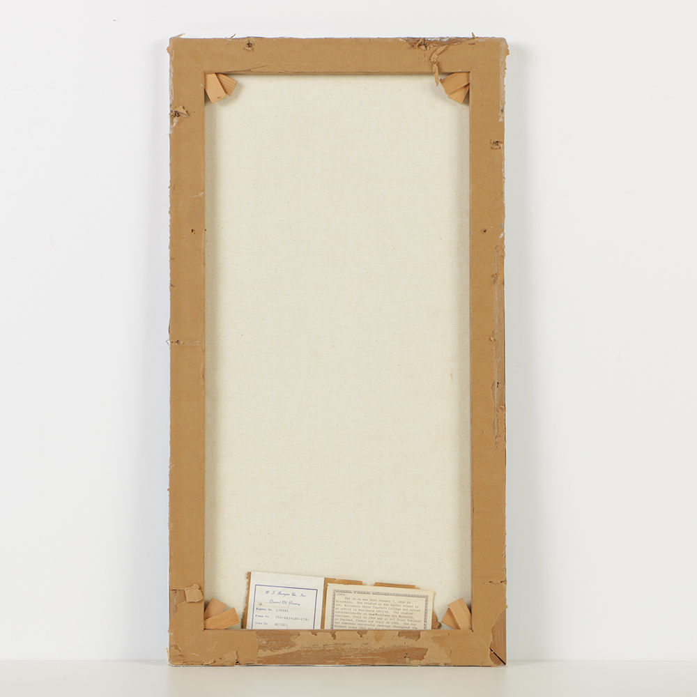 Pat Zenda Oil Painting on Canvas Portrait of Girl