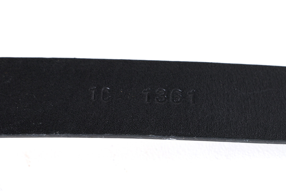 Prada Black Leather Belt