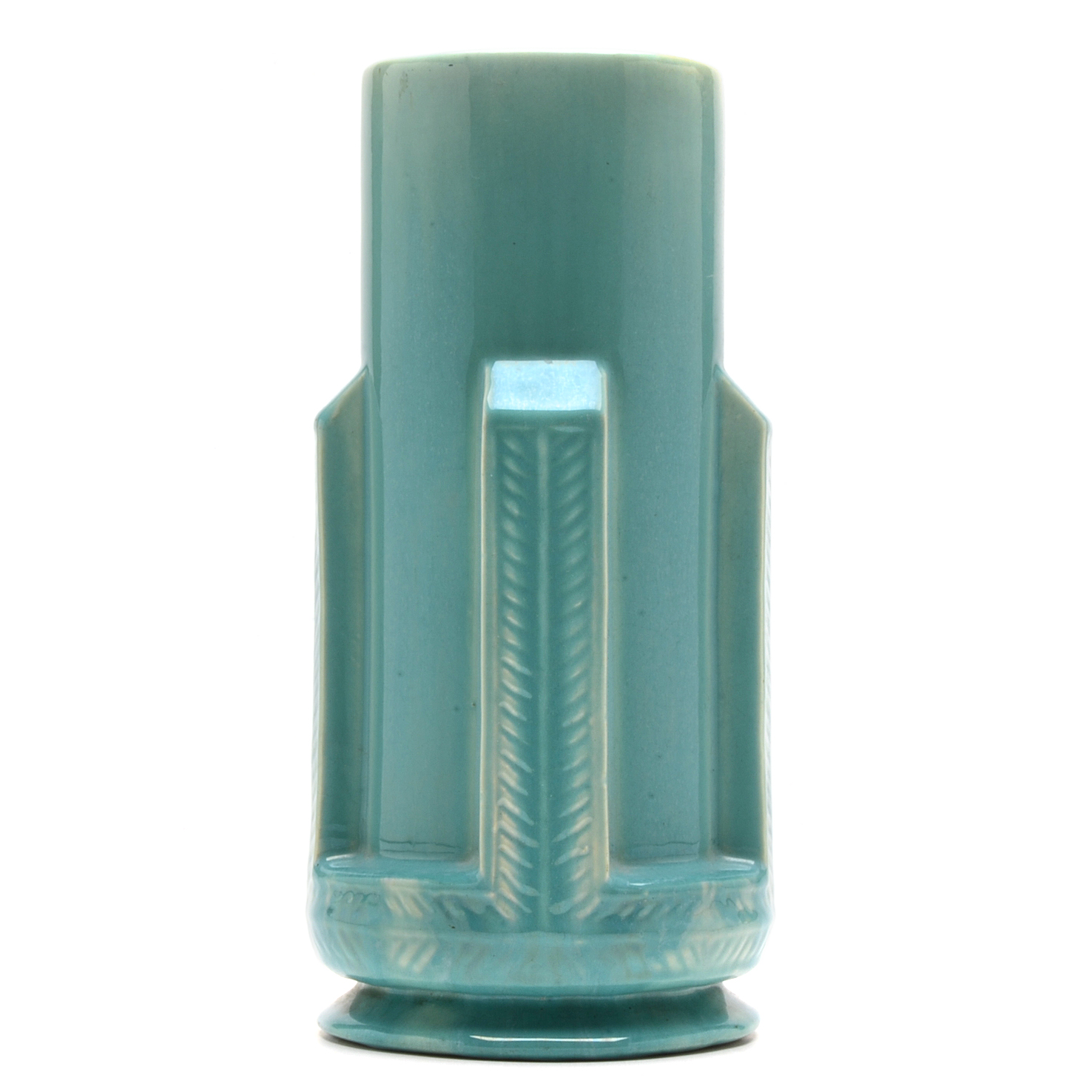 Art Deco Turquoise Vase