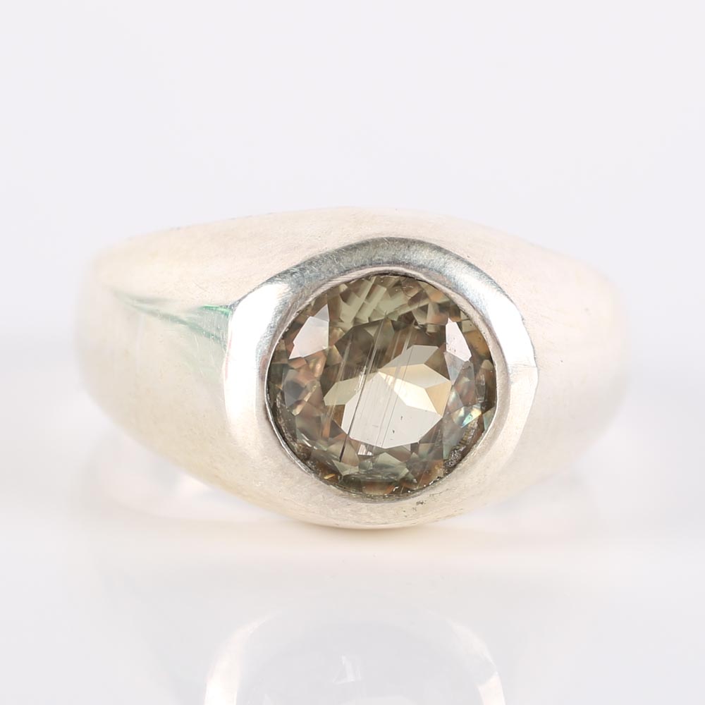 Sterling Silver and Diaspore Ring