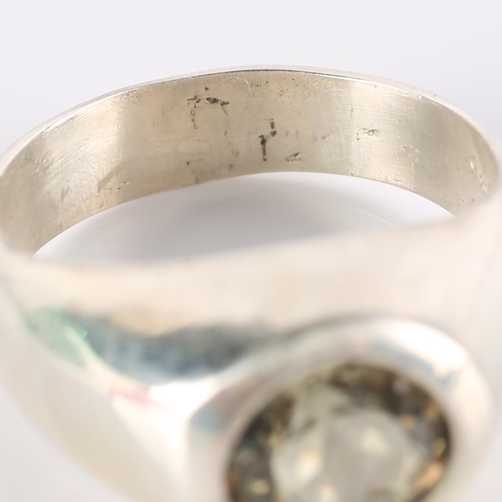 Sterling Silver and Diaspore Ring