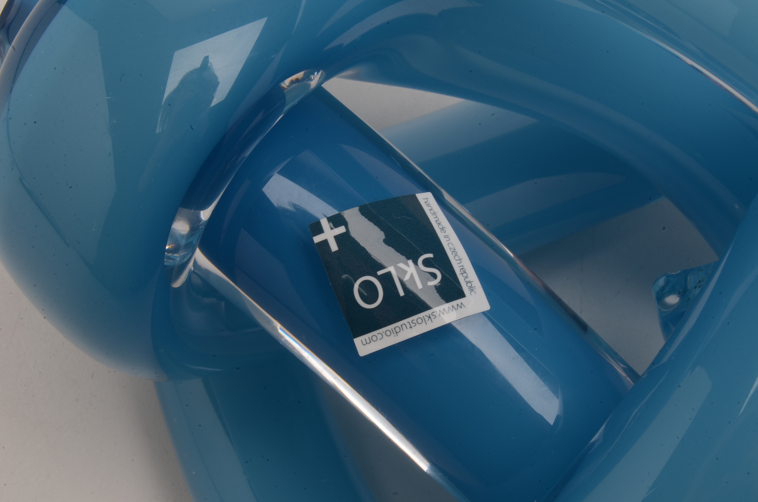 Czech Republic Blown Glass Sculpture by SkLO Studio