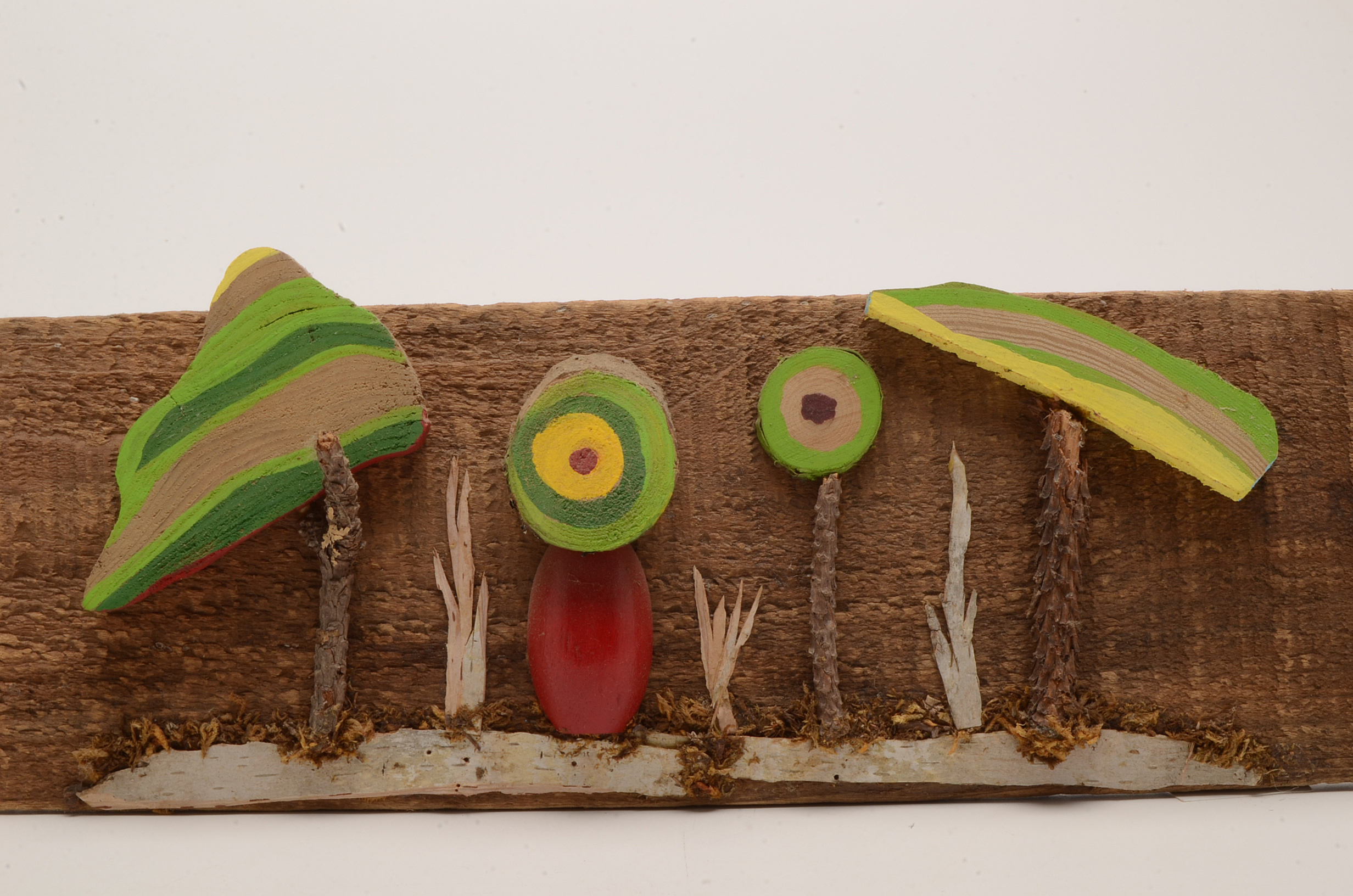 Mixed Media Tree with Flowers from "Bearpaw Rustics"