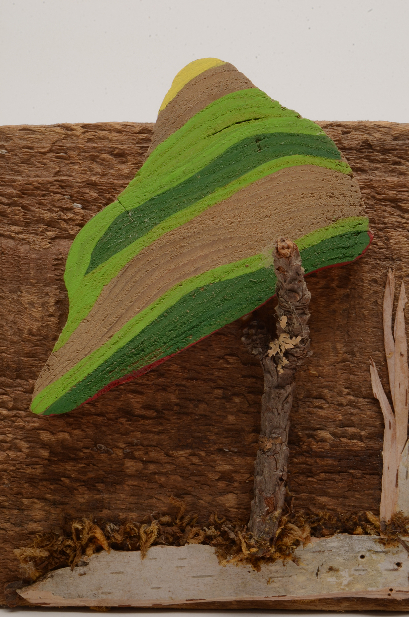 Mixed Media Tree with Flowers from "Bearpaw Rustics"