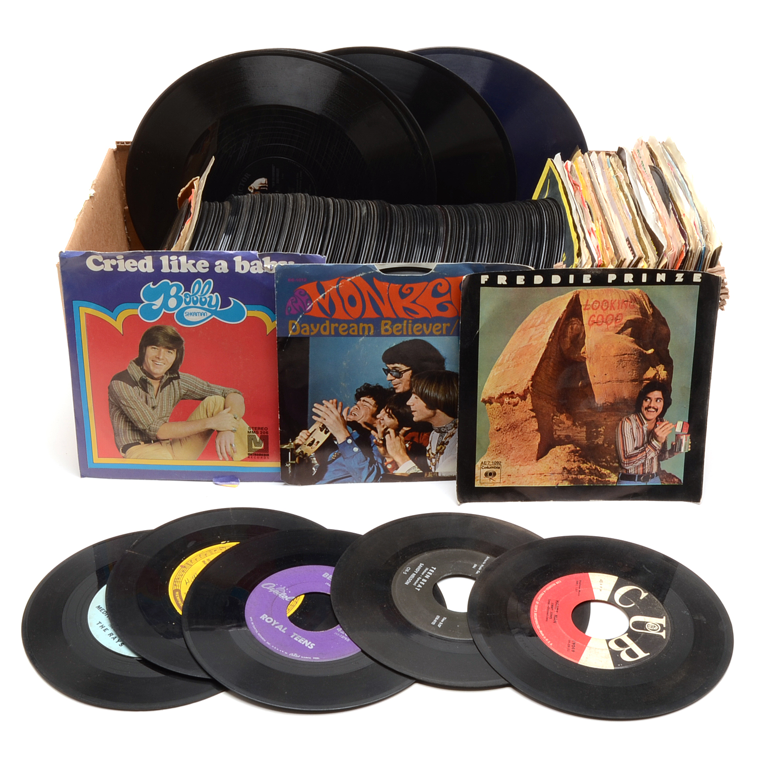 Over 100 Singles Incl. James Brown on King and Johnny Cash on Sun