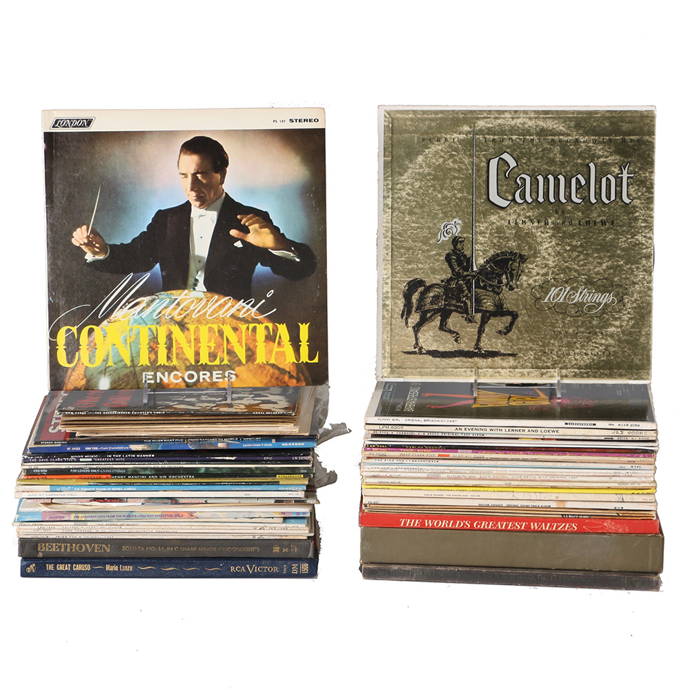 Over 75 Classical, Broadway and Other Vintage LPs