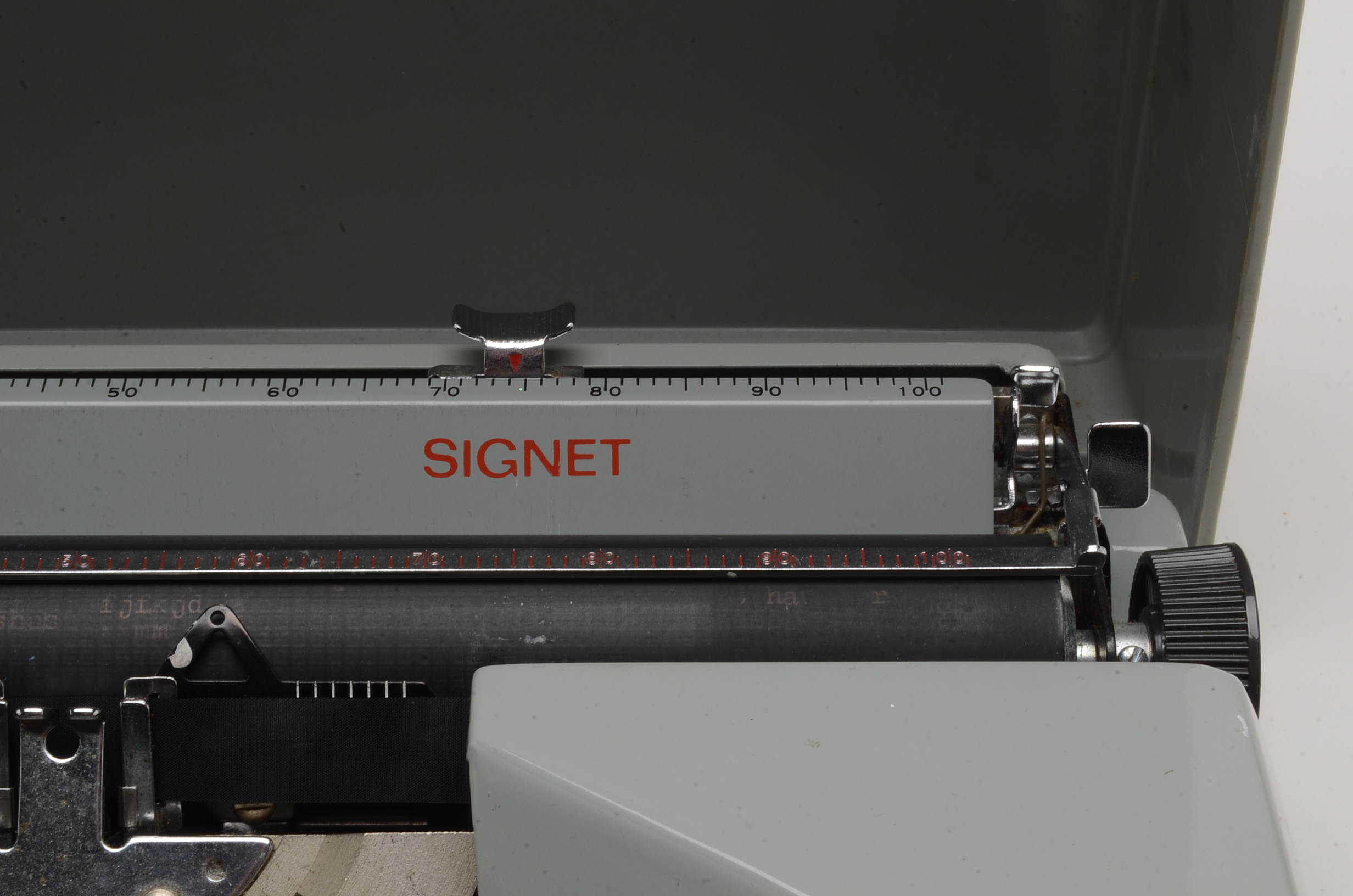 Vintage Typewriter and Rotary Telephone