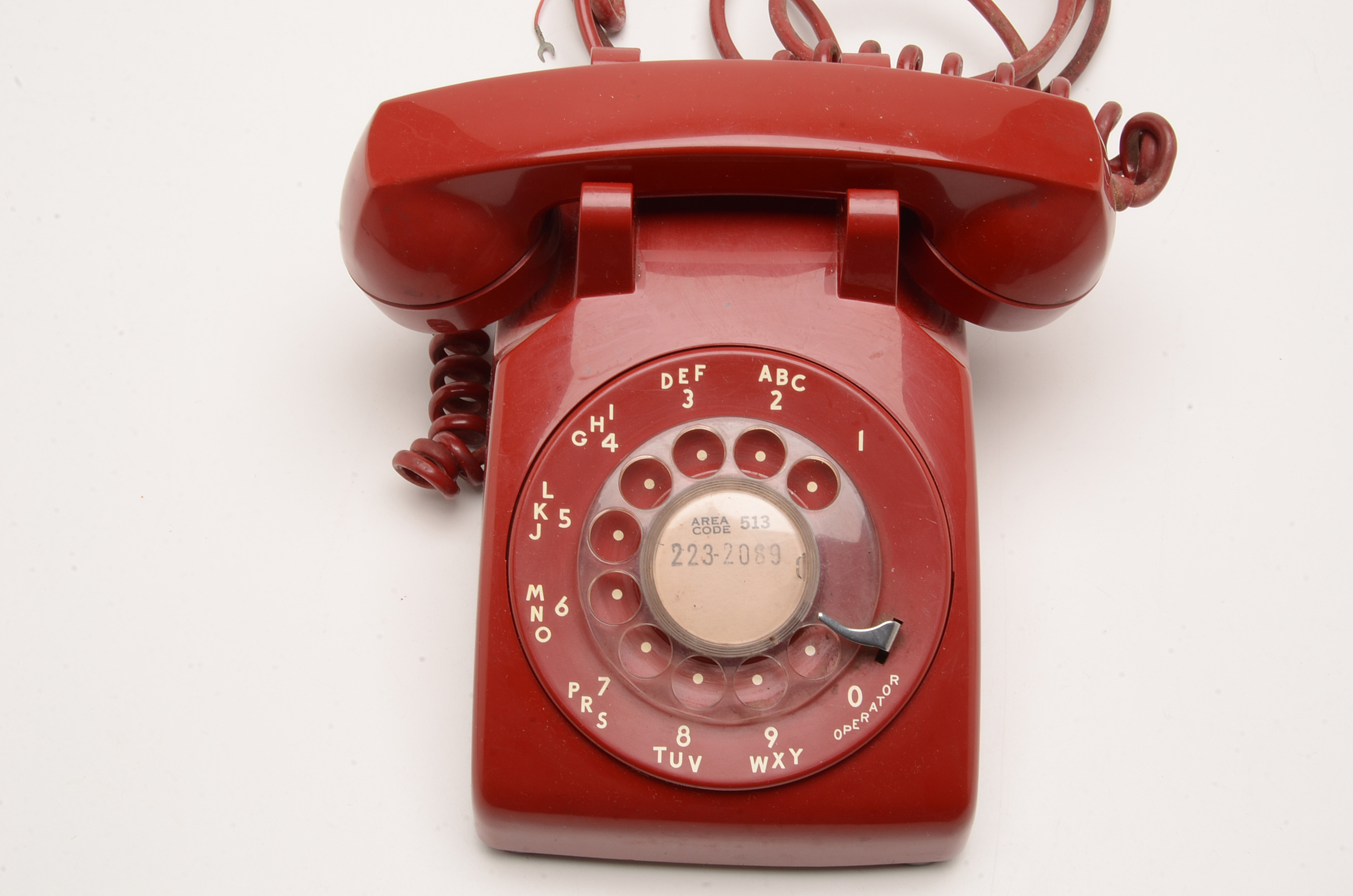 Vintage Typewriter and Rotary Telephone