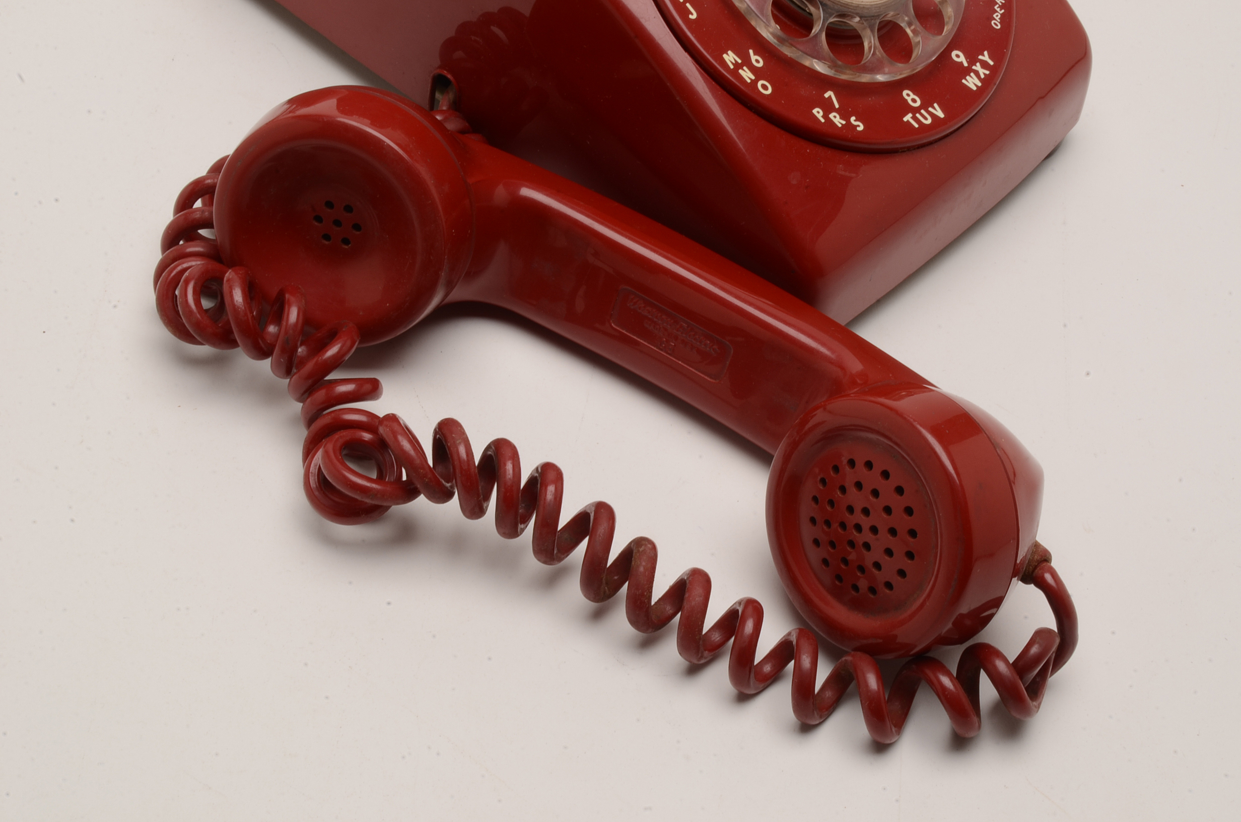 Vintage Typewriter and Rotary Telephone