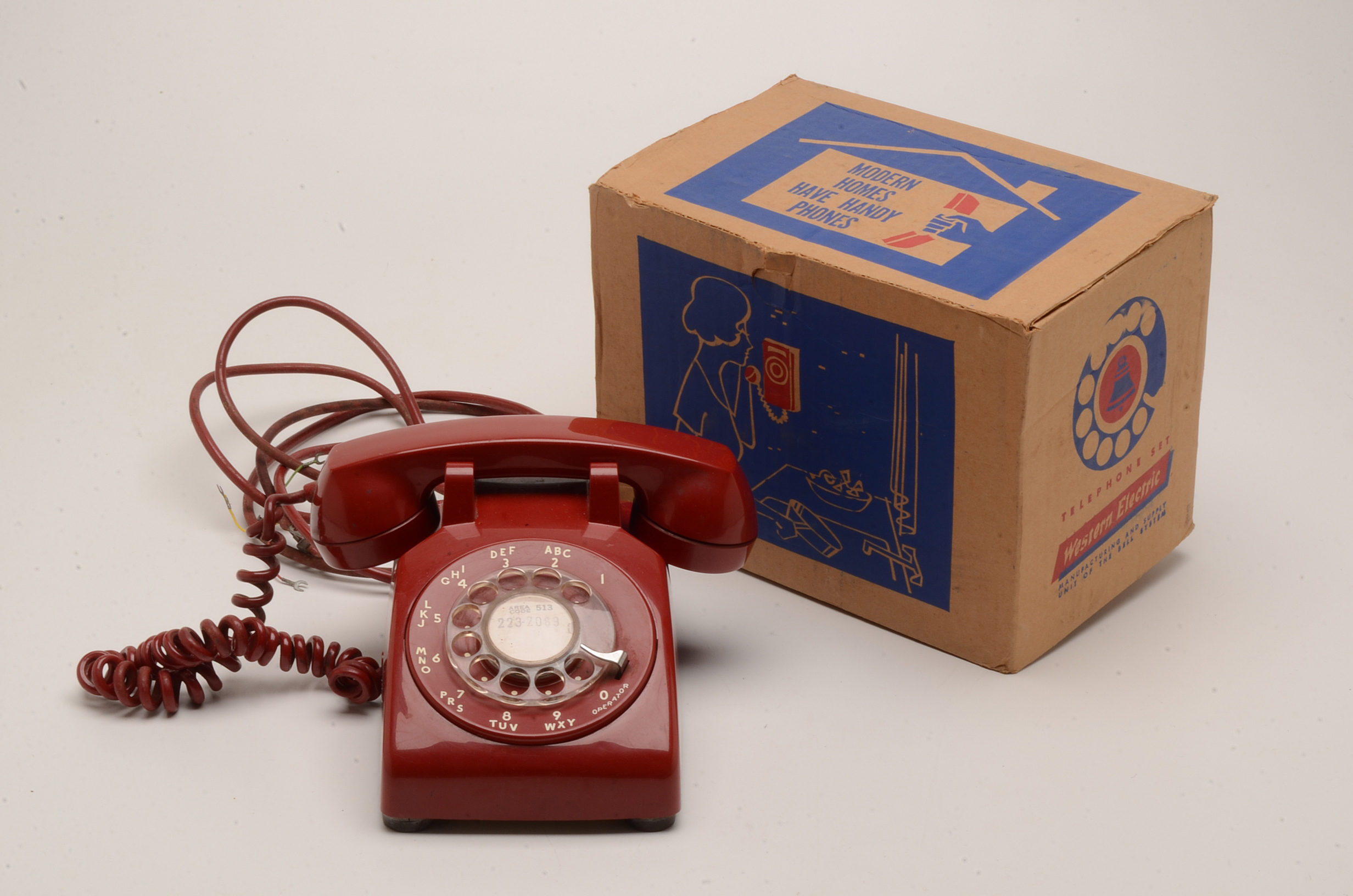 Vintage Typewriter and Rotary Telephone