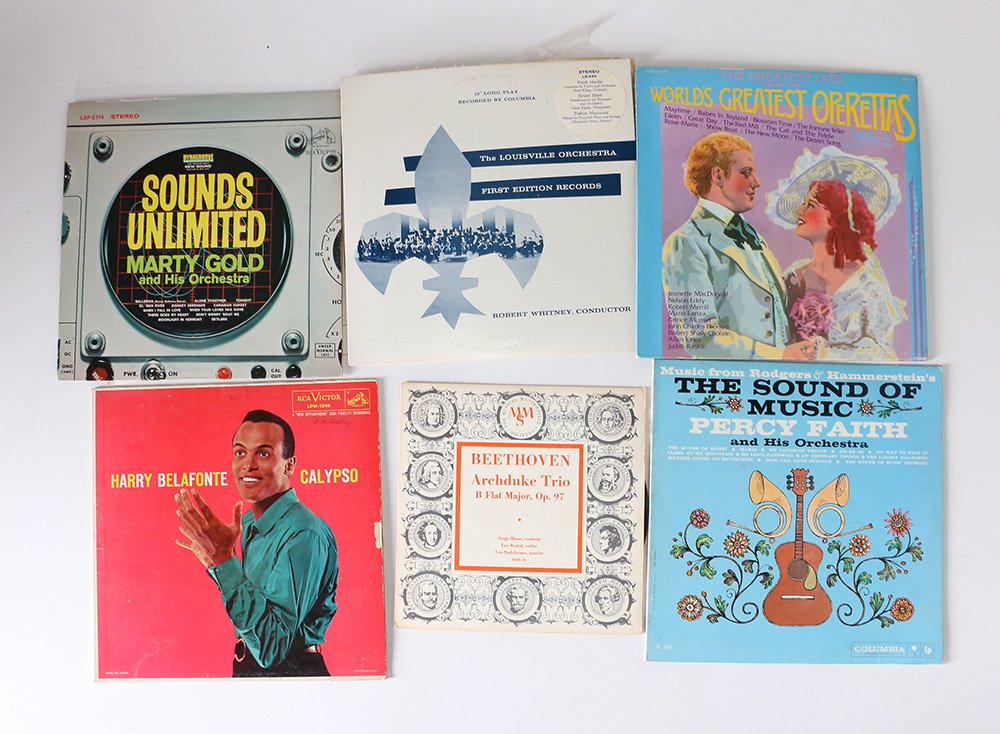 Over 75 Classical, Broadway and Other Vintage LPs