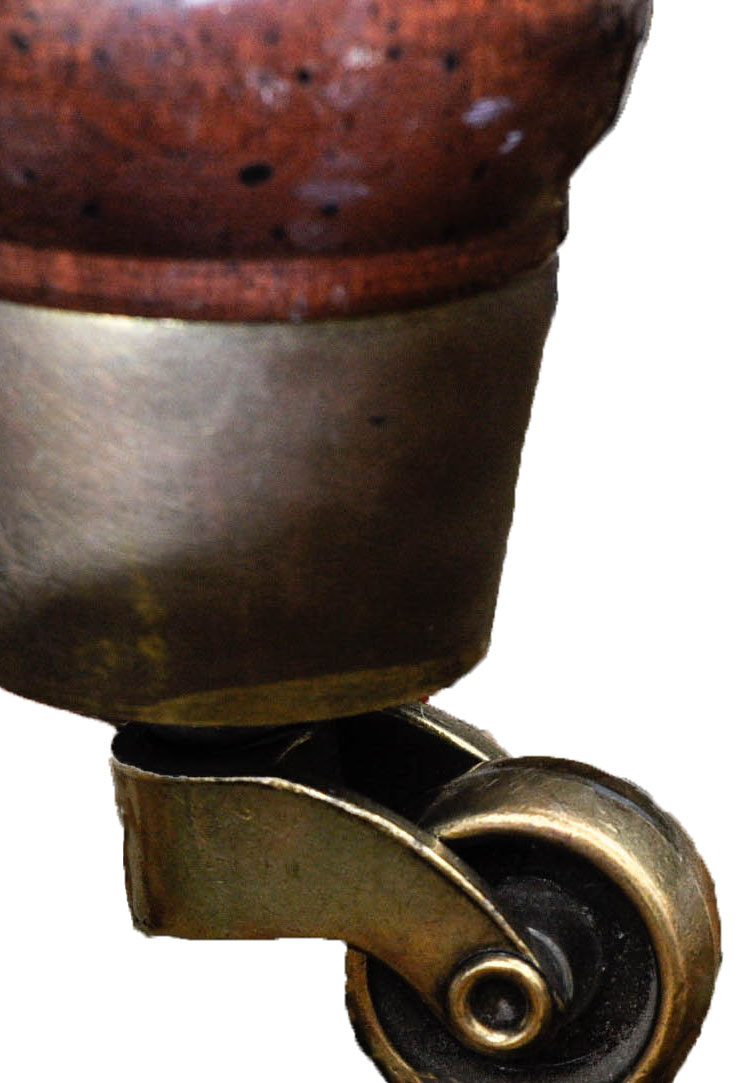 Tufted Leather Ottoman