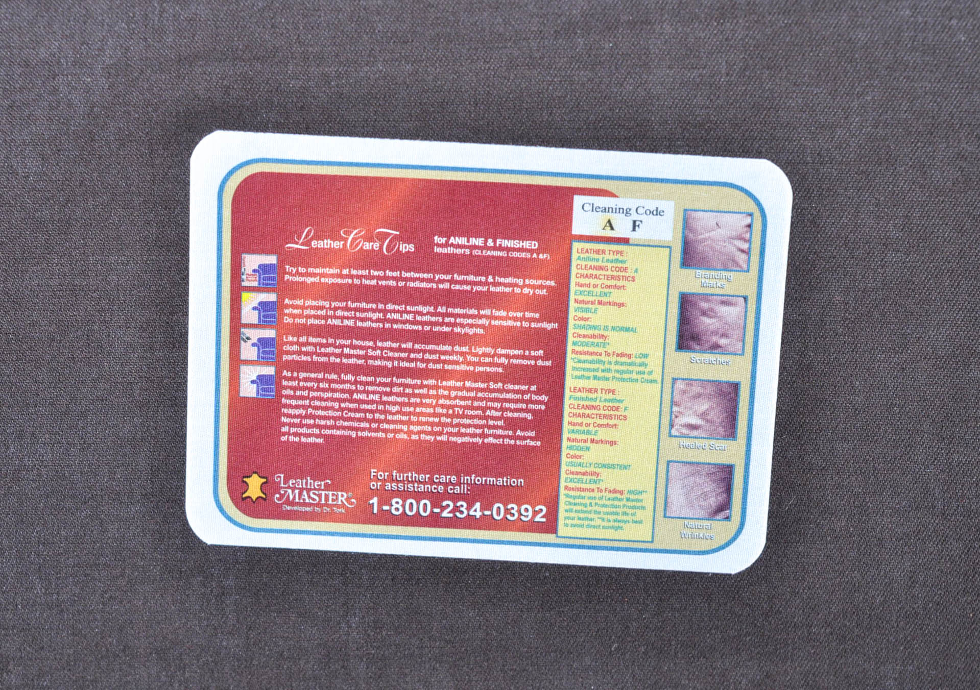 Brown Leather Wingback Armchair