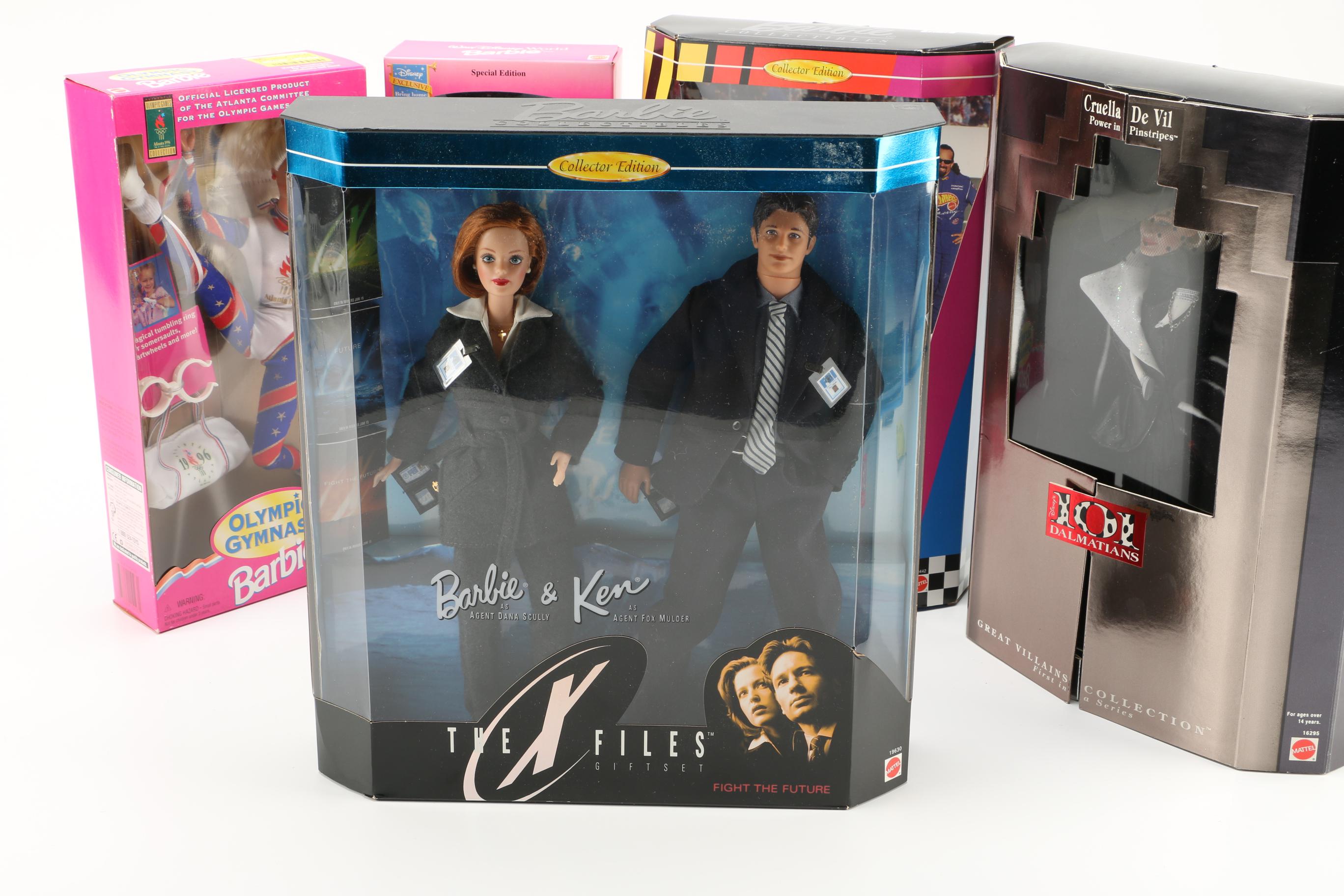 Collector Edition Barbies Including "The X-Files"