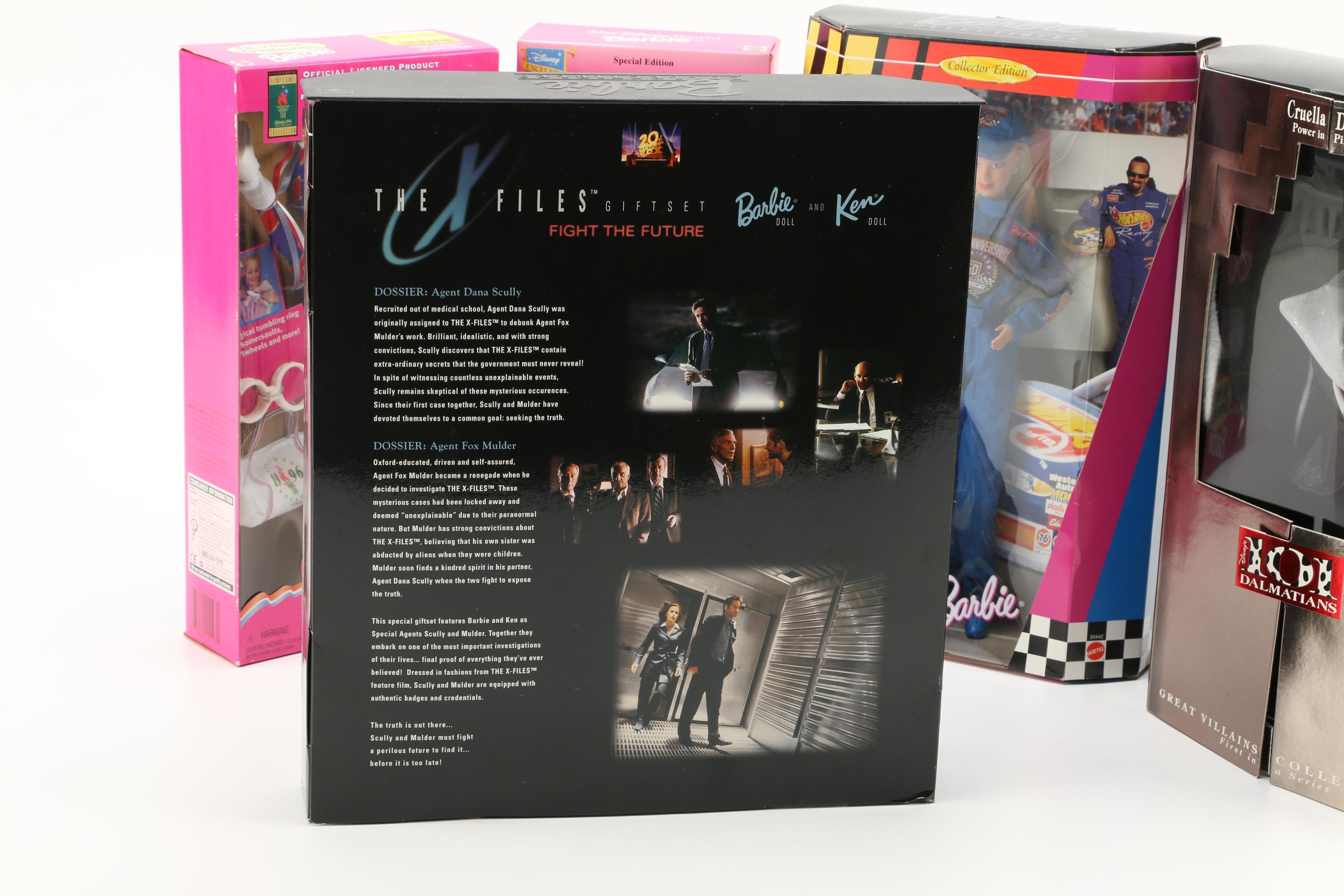 Collector Edition Barbies Including "The X-Files"