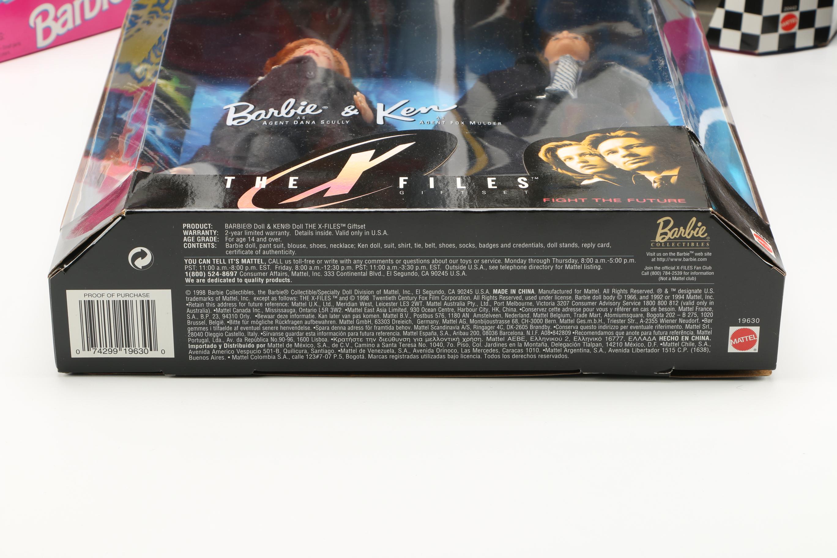 Collector Edition Barbies Including "The X-Files"