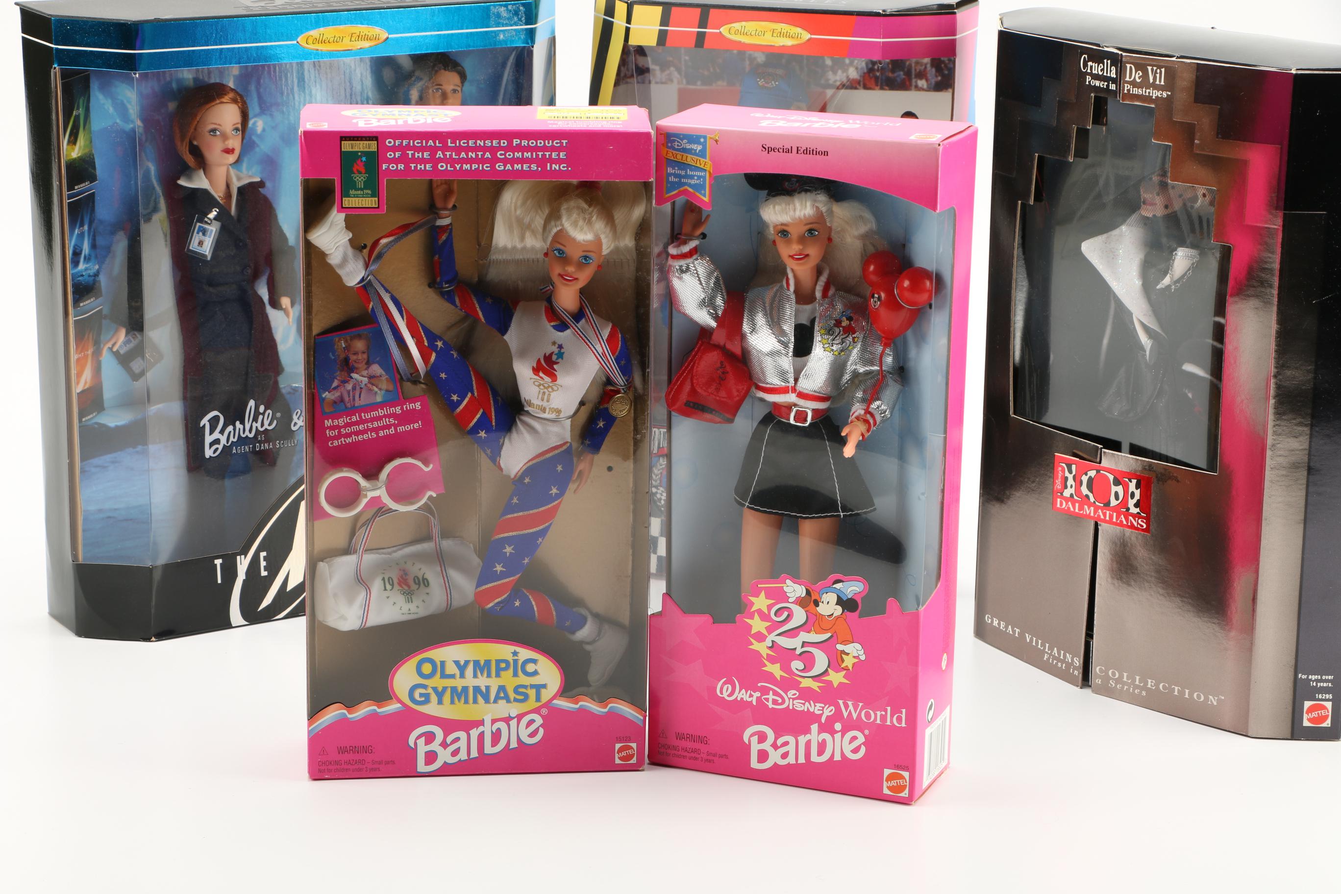 Collector Edition Barbies Including "The X-Files"