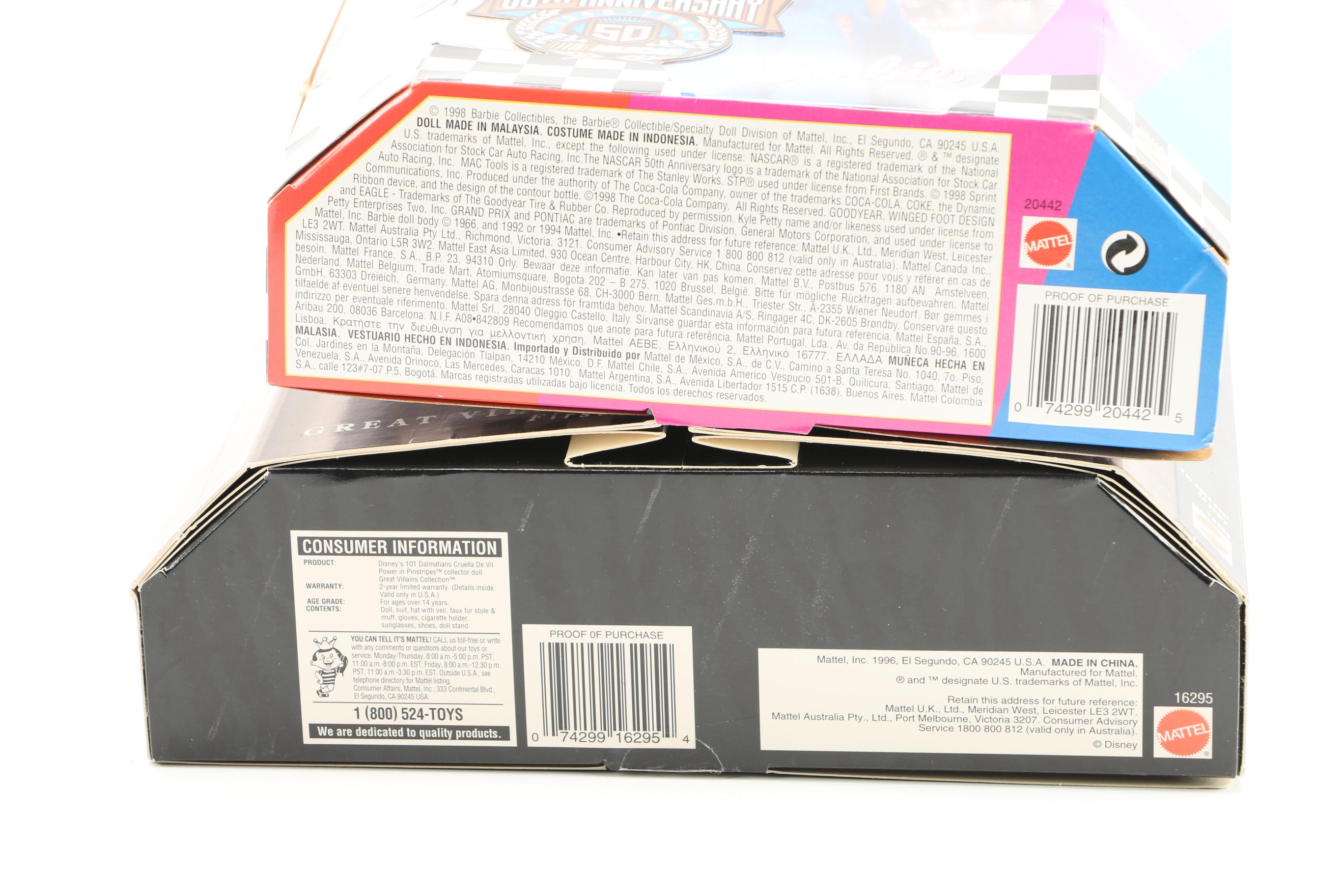 Collector Edition Barbies Including "The X-Files"