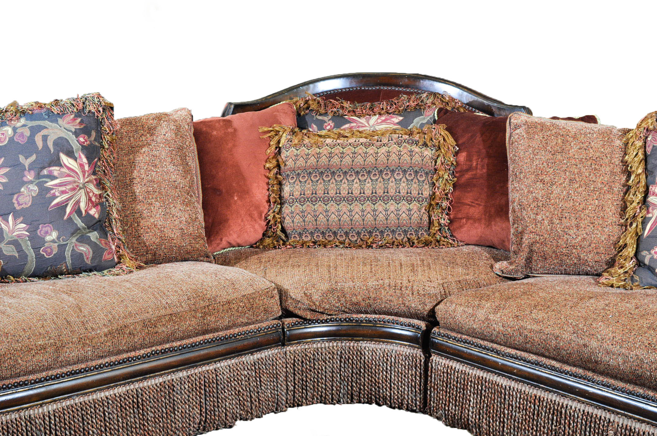 Upholstered Sectional Sofa by Compositions