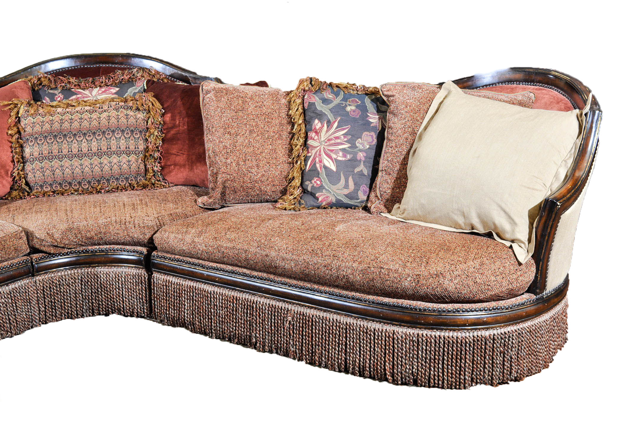 Upholstered Sectional Sofa by Compositions