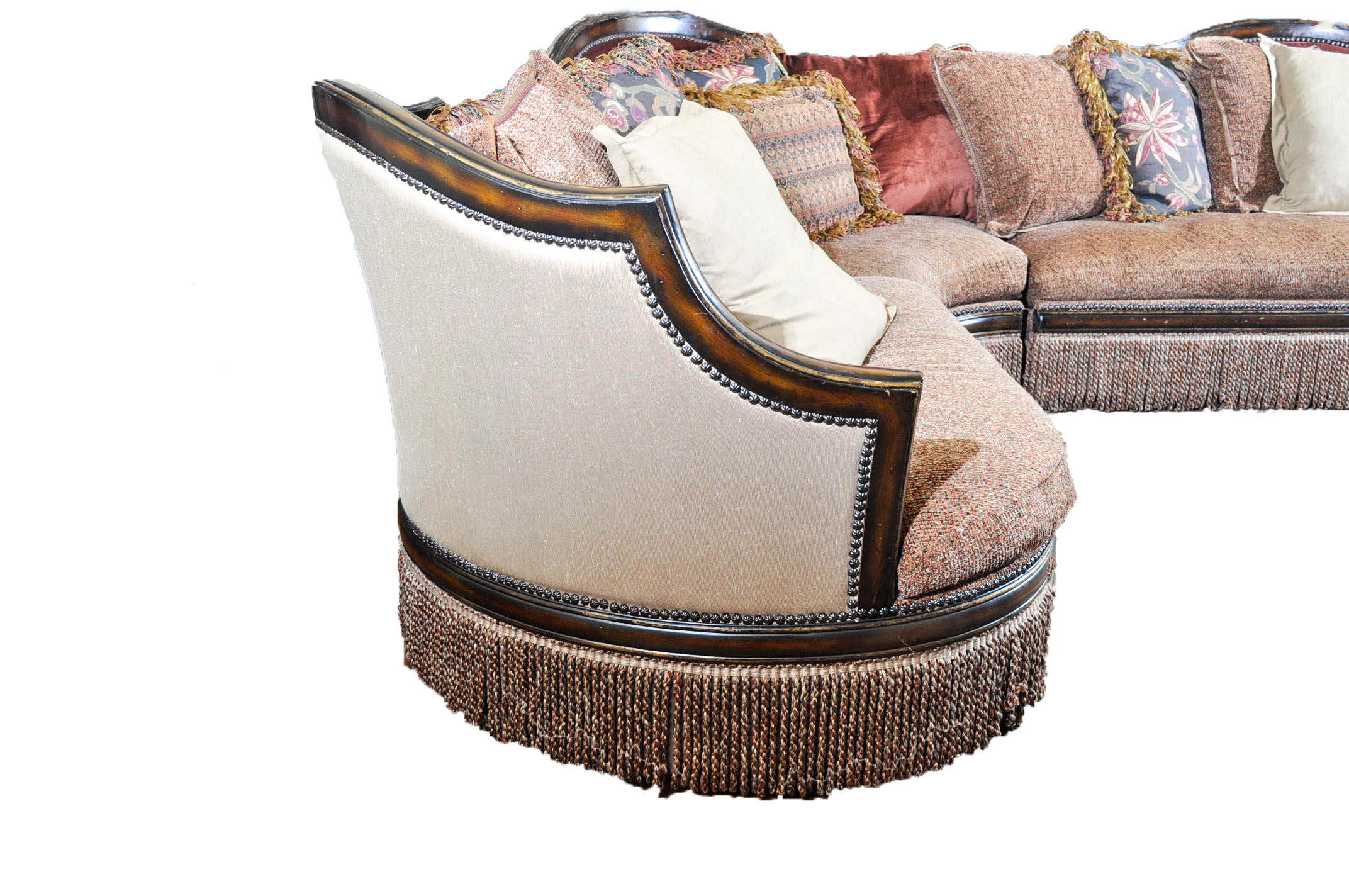 Upholstered Sectional Sofa by Compositions