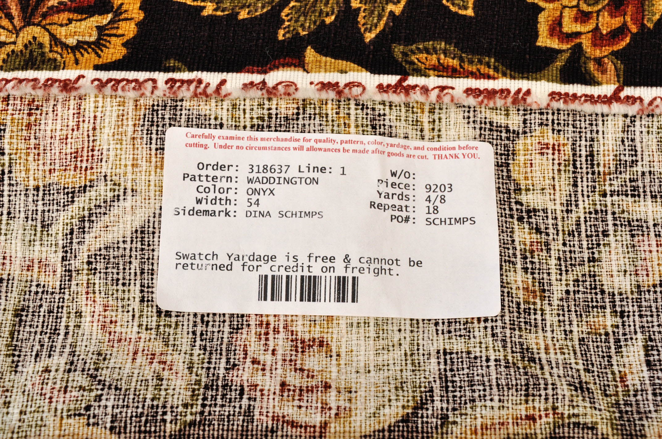 Custom Made Waddington and Tassel Drapery Set