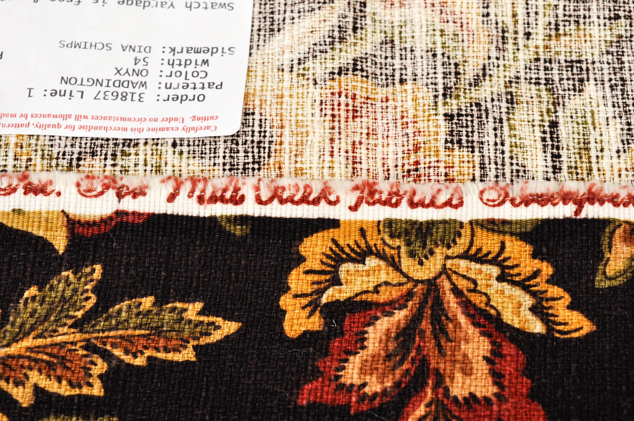 Custom Made Waddington and Tassel Drapery Set