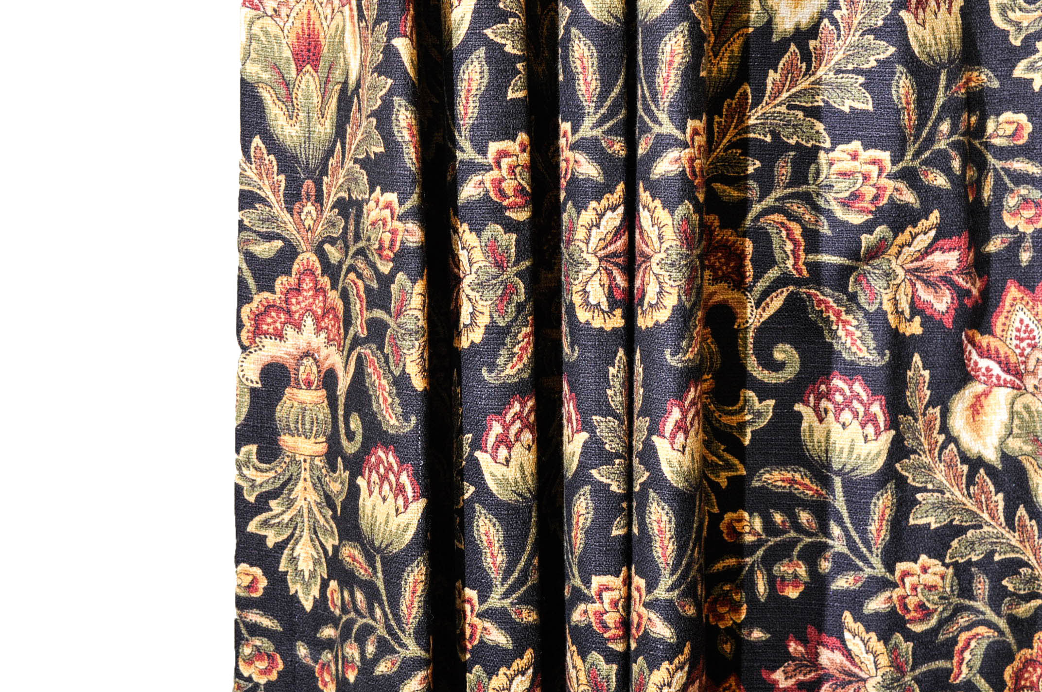 Custom Made Waddington and Tassel Drapery Set