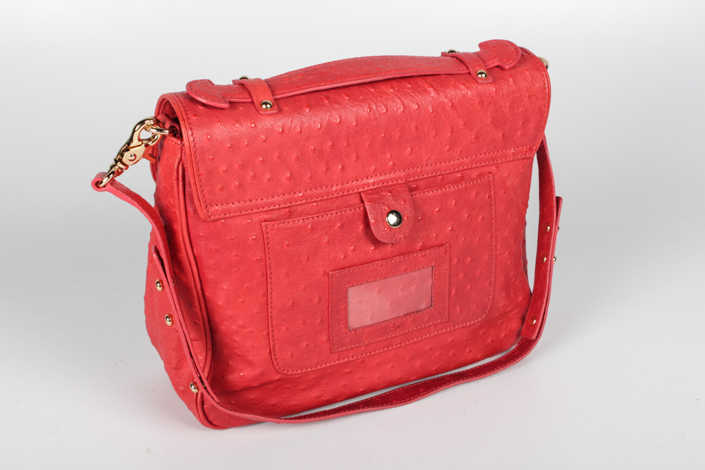 Z Spoke by Zac Posen Embossed Leather Handbag