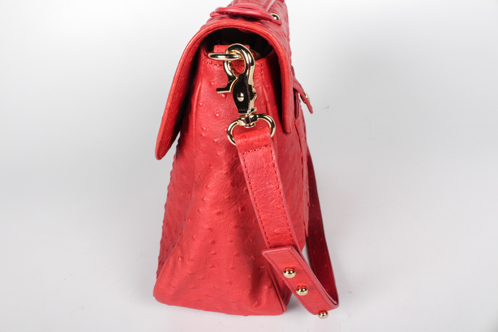 Z Spoke by Zac Posen Embossed Leather Handbag