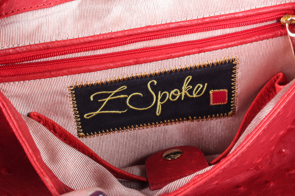 Z Spoke by Zac Posen Embossed Leather Handbag