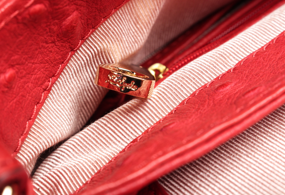 Z Spoke by Zac Posen Embossed Leather Handbag