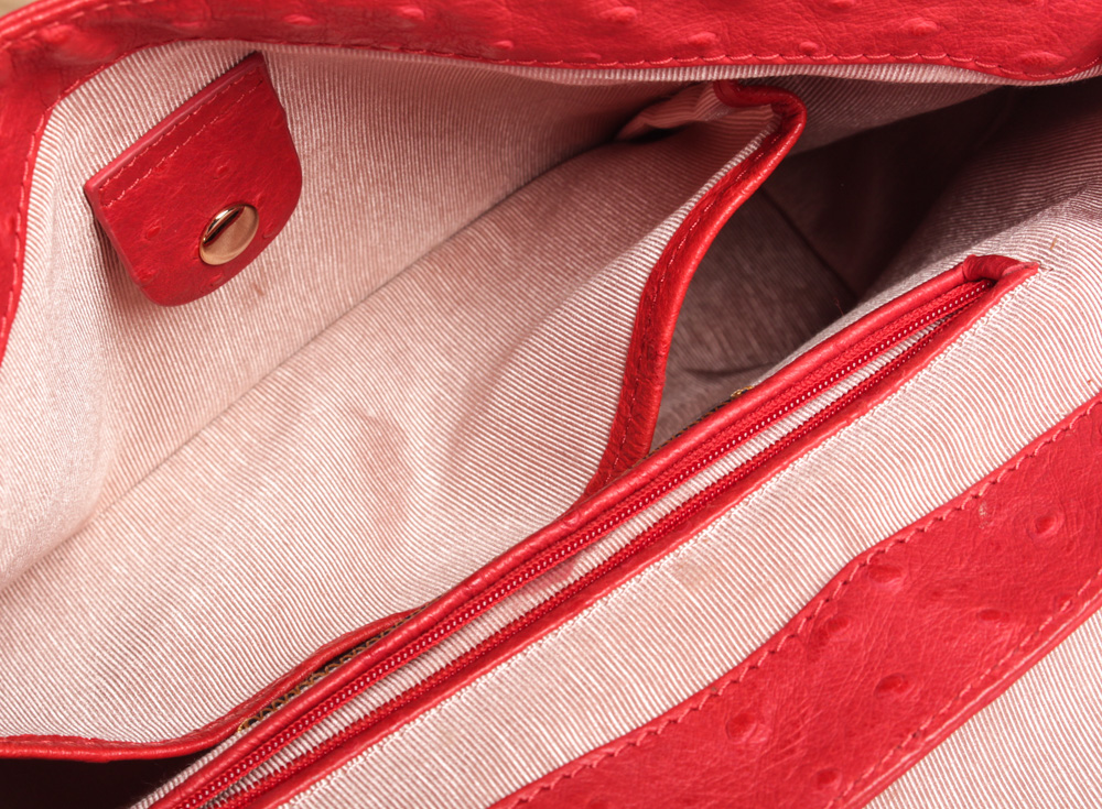 Z Spoke by Zac Posen Embossed Leather Handbag