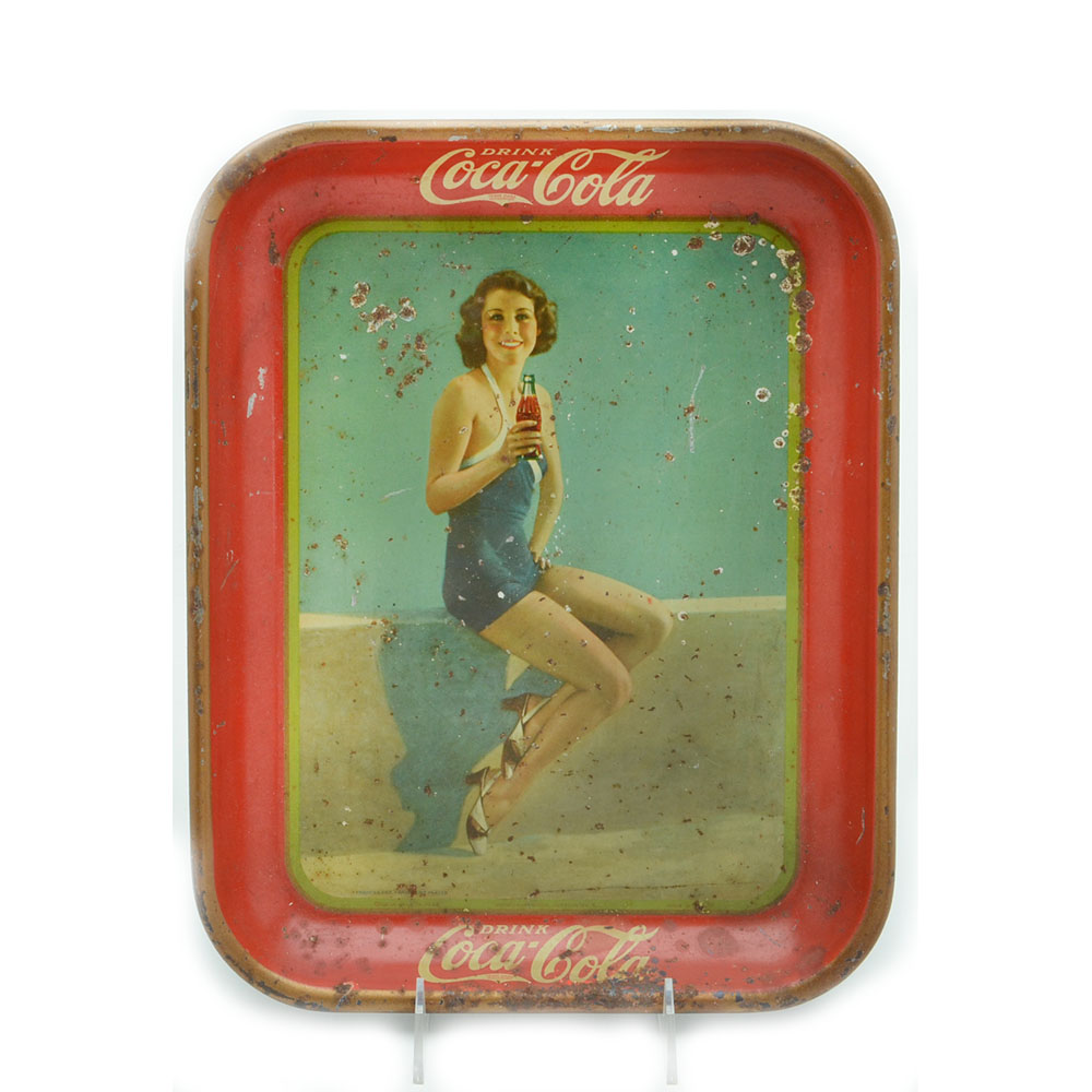 1933 Coca-Cola Frances Dee Tray