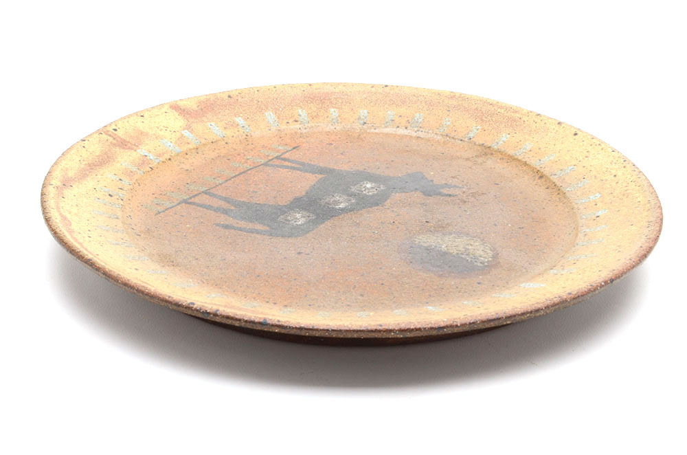 Picasso Style Bull Motif Plate