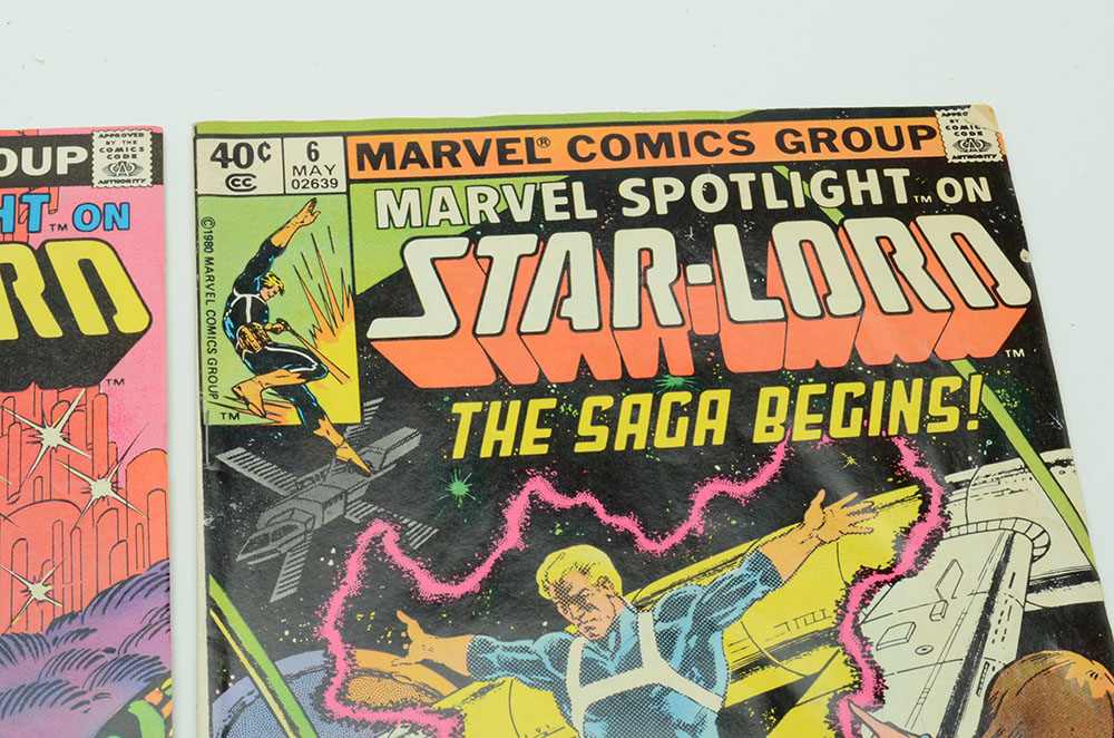 Two 1980 Star-Lord Marvel Comics