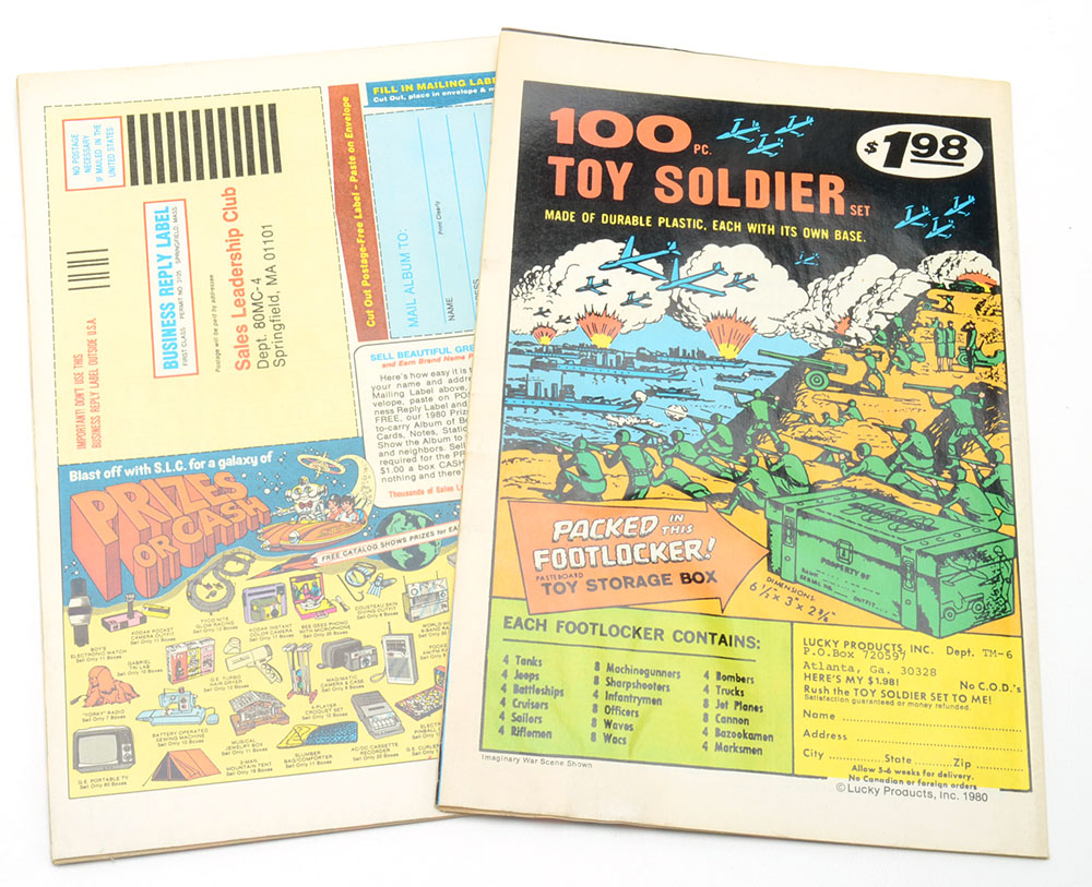 Two 1980 Star-Lord Marvel Comics