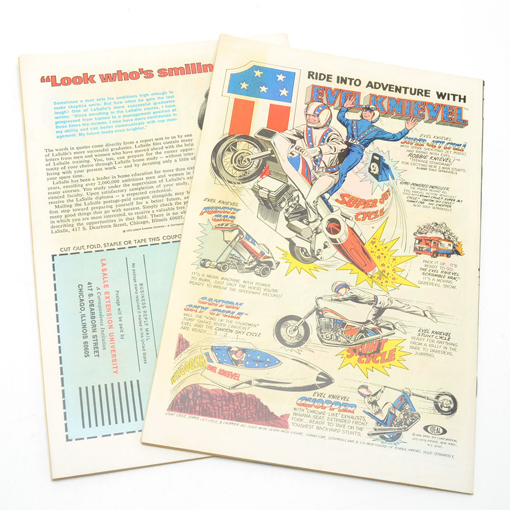 Two First Series "Marvel Spotlight" Comics Including Spider-Woman's Origin and First Appearance