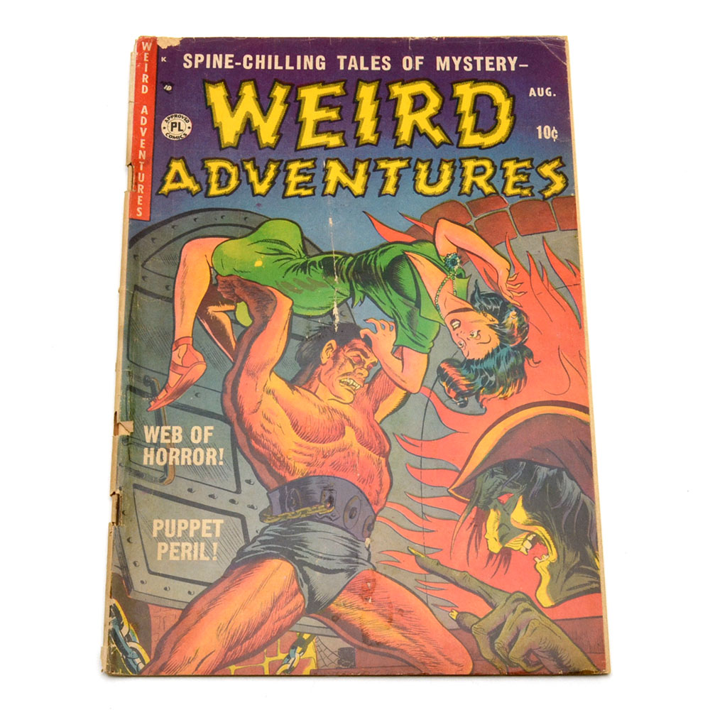 Golden Age "Weird Adventures" Issue #2 Pre-Code Horror Comic Book