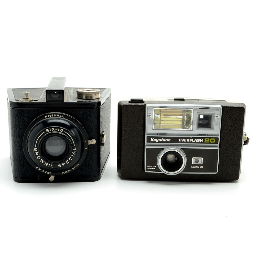 Vintage Kodak and Keystone Cameras