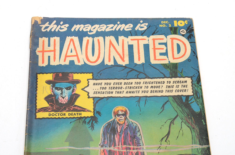 1951 Golden Age "This Magazine is Haunted" Horror Comic Book