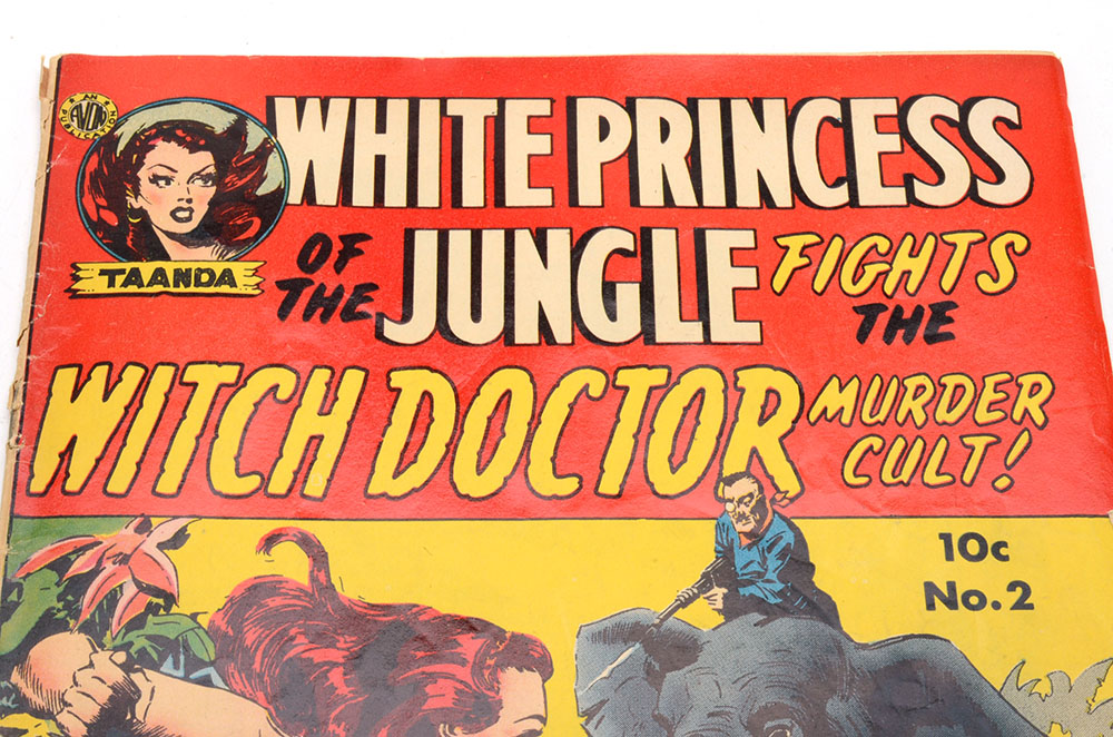 Golden Age "White Princess of the Jungle" Issue #2 Comic Book