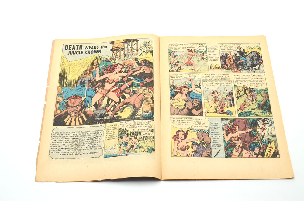 Golden Age "White Princess of the Jungle" Issue #2 Comic Book