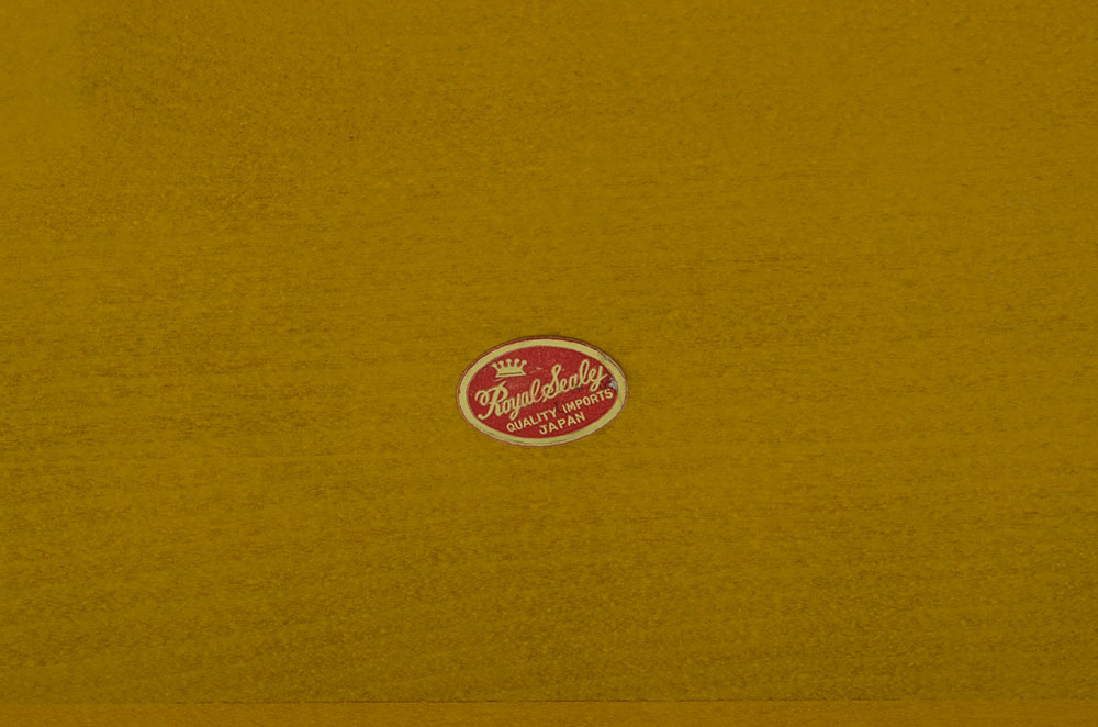 Vintage Yellow Dresser-Top Box