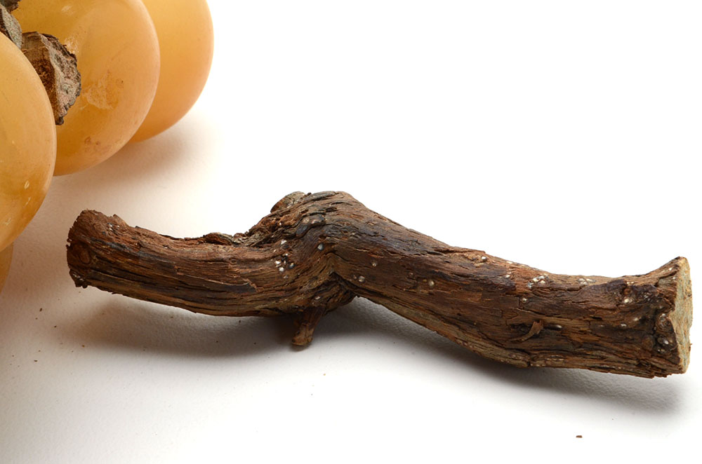 Mid-Century Carved Alabaster Grape Cluster