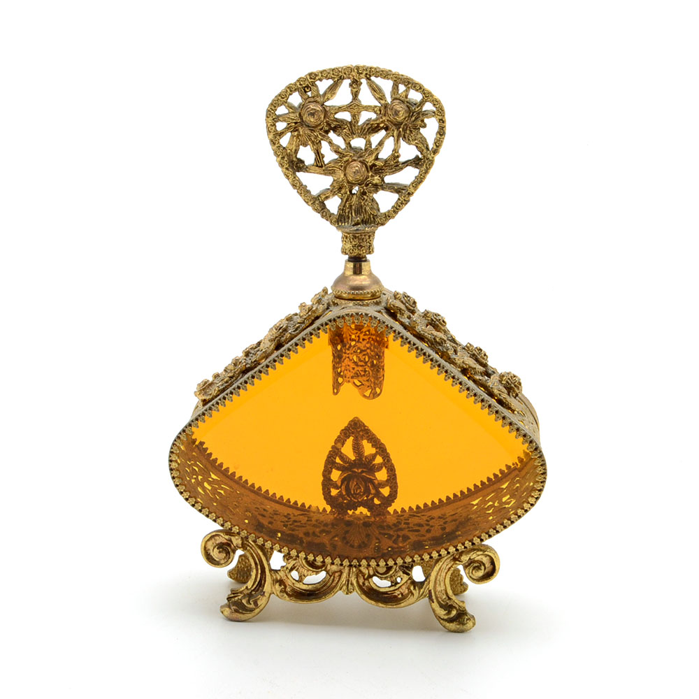 Vintage Hollywood Regency Style Perfume Bottle Holder