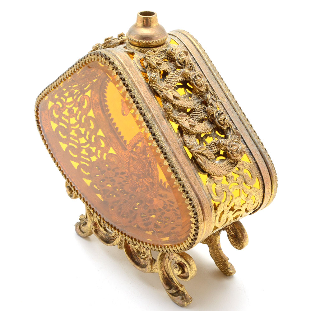 Vintage Hollywood Regency Style Perfume Bottle Holder